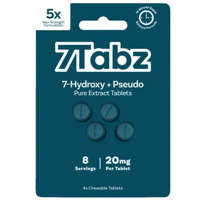 7Tabz 20 mg 7-Hydroxy + Pseudo Pure Extract Tablets (PSEUDO)