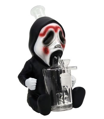 Scream Man Silicone Waterpipe 10"