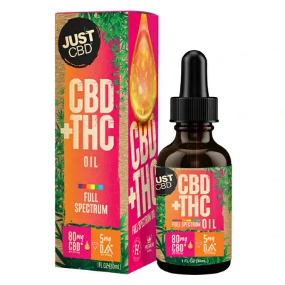 Just CBD+THC Full Spectrum Oil Tincture | 30ml