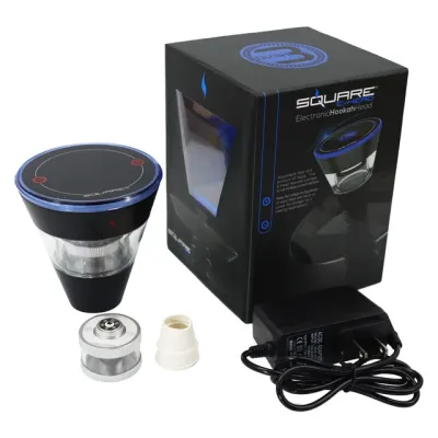 Square E-Head electronic Hookah Head