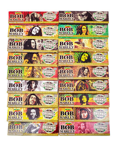 Bob Marley Rolling Papers | Unbleached Organic Hemp | King Size