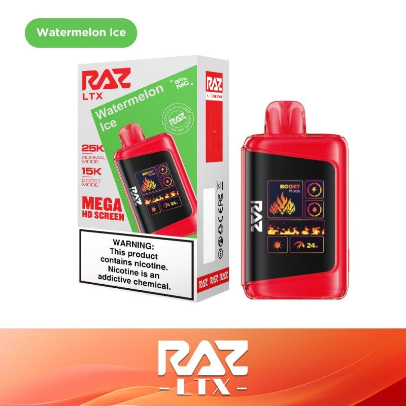 RAZ LTX DC25000 Disposable, Choose A Flavor: Watermelon Ice