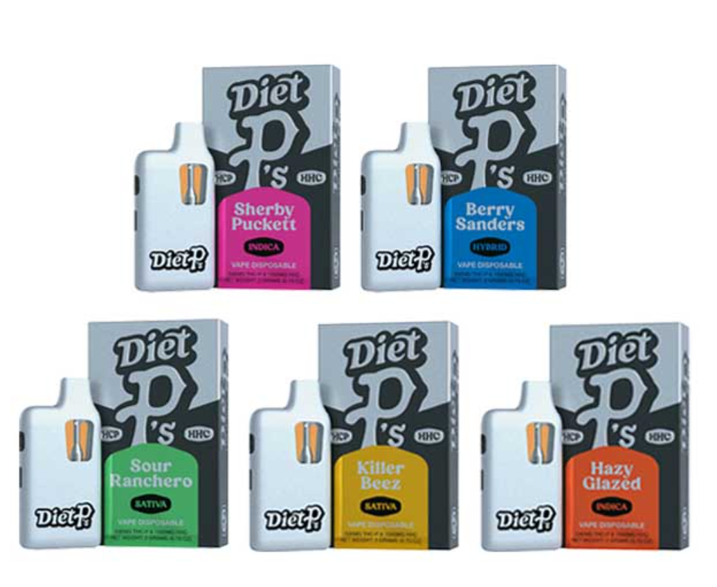 Pure Ps Diet THC-P HHC Disposable | 2g — Berry Sanders