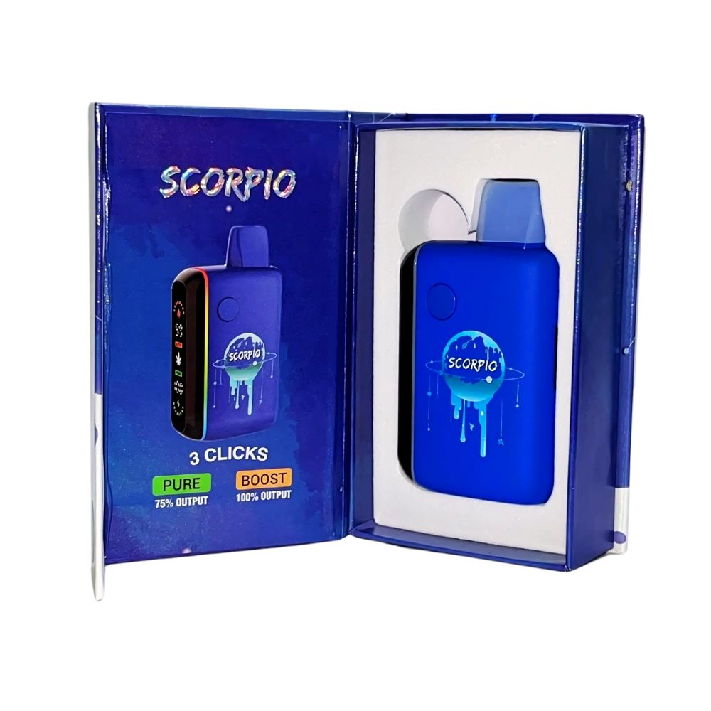 Scorpio | Breezy Blend | 8G | THC-P + LR + CB9-A, Choose a Strain: Blueberry OG ( Indica )
