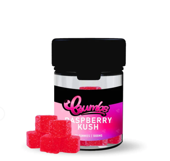 Crumbs by Flying Monkey D10 Gummies | 1000mg | 20 Count | Raspberry Kush