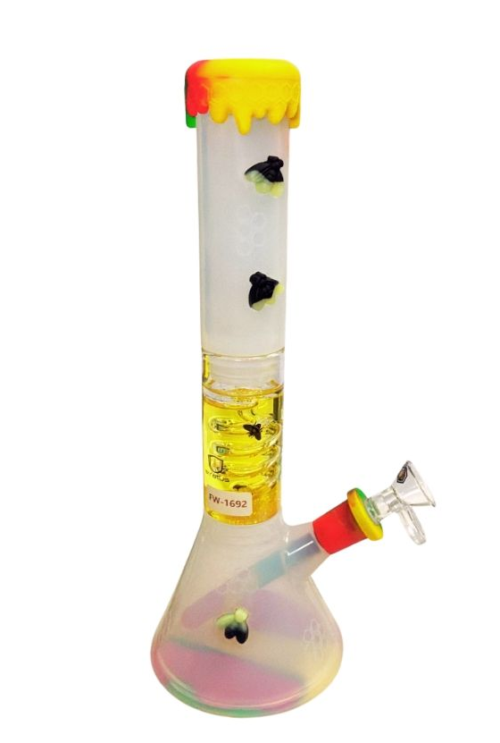 12" Silicone & Glycerin Coil Waterpipe — RASTA