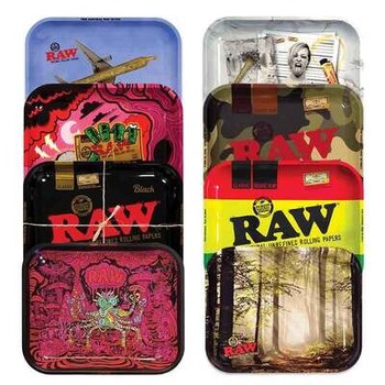 Rolling Tray | Large — Black | Raw