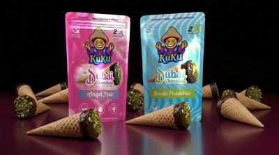 Kuku Mushroom-Infused Dubai Chocolate Cones 2-Pack