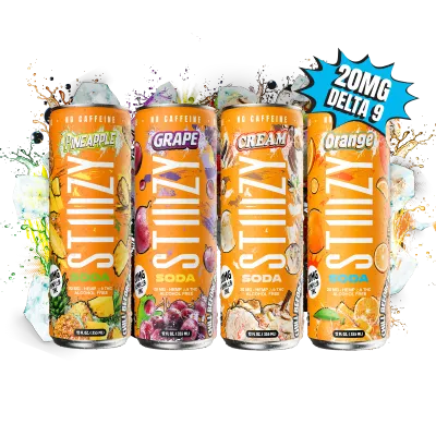4-Pack -  Stiiizy THC Seltzers / Sodas - 20mg