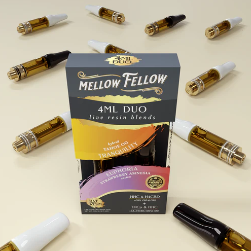 Mellow Fellow 4mL (2x2mL) Duo Live Resin Blend Cartridges