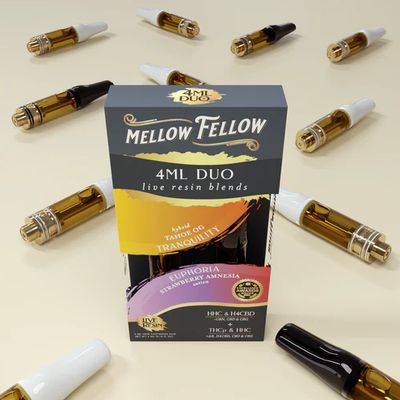 Mellow Fellow 4mL (2x2mL) Duo Live Resin Blend Cartridges