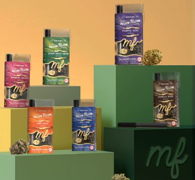 Mellow Fellow 3.5g Infused Flower + One Hitter Kit