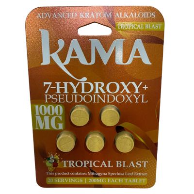 Kama 7-Hydroxy + Pseudoindoxyl - 5 Tablets - 1000mg