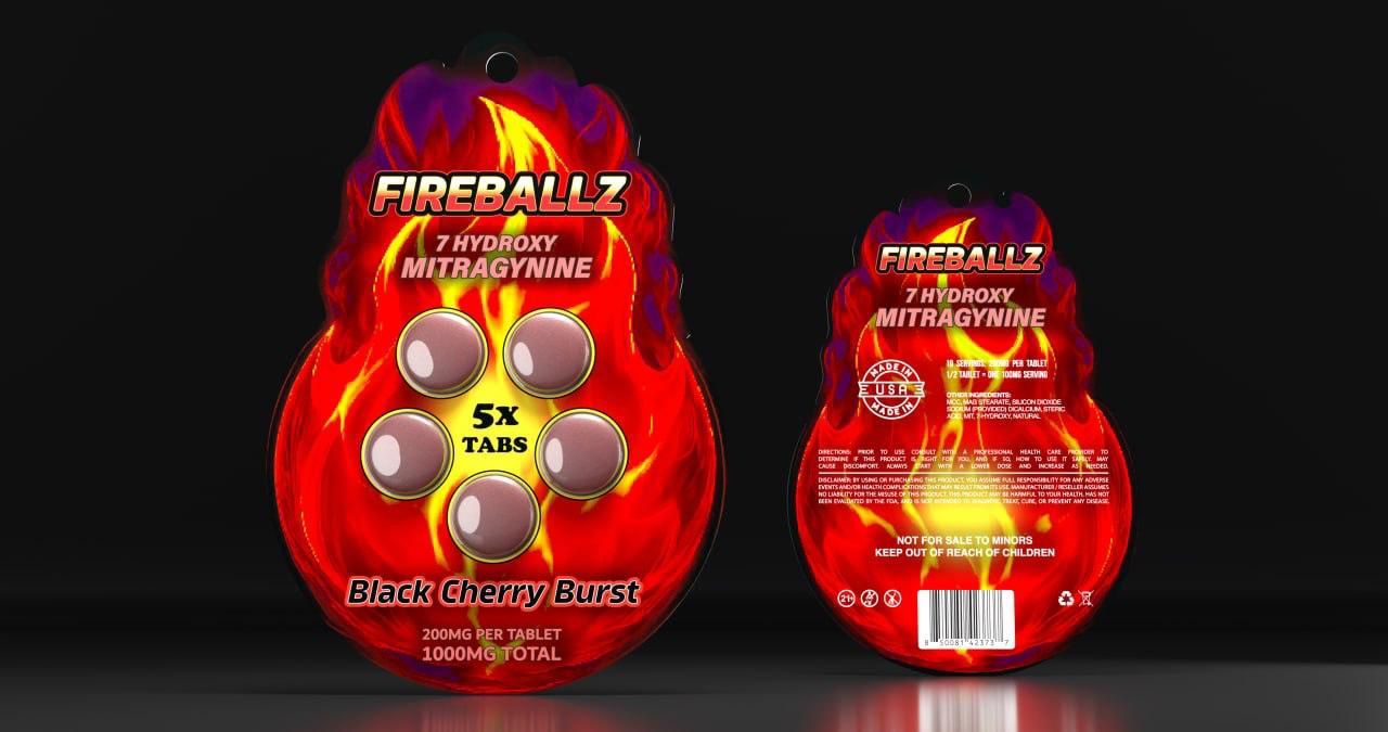 Fireballz 7 Hydroxy Mitragynine 1000mg