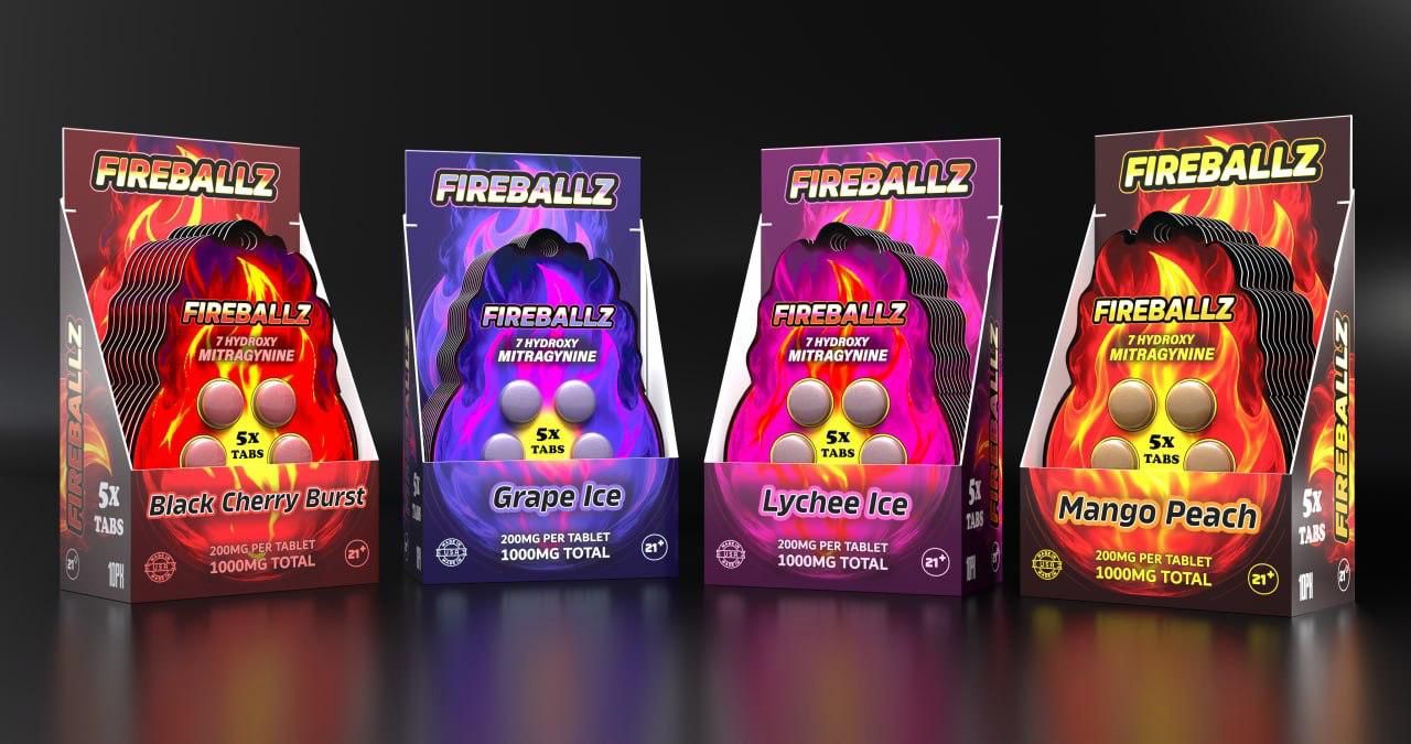 Fireballz 7 Hydroxy Mitragynine 1000mg