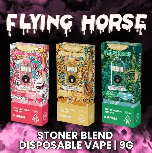 Flying Horse 9g Stoner Blend 2-in-1 THC Disposable