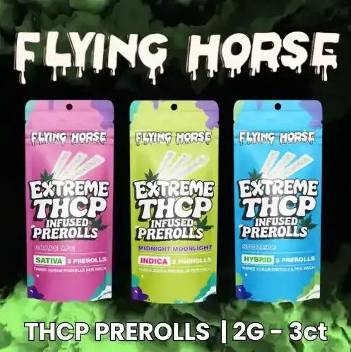 Flying Horse 6g / 3ct Extreme THCP-Infused Prerolls