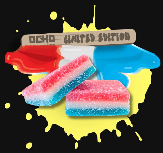 Bitez Triple-Stacked 2000mg THC Gummies - Bomb Pop