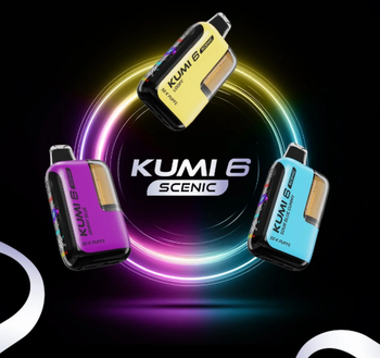Kumi 6 Scenic 50k - NoNic6 ALTERNATIVE to Nicotine Disposable — Blue Razz Ice