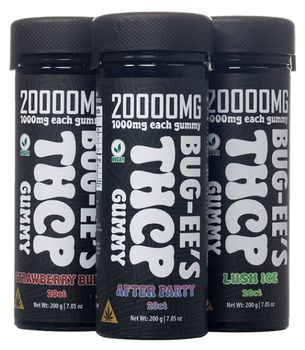 BUG-EE's 20ct THCP Gummies - 20,000mg (20x1,000mg)