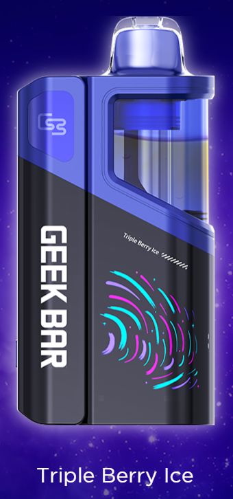 Geek Bar Clio Platinum 50k KIT, Choose A Flavor: Triple Berry Ice