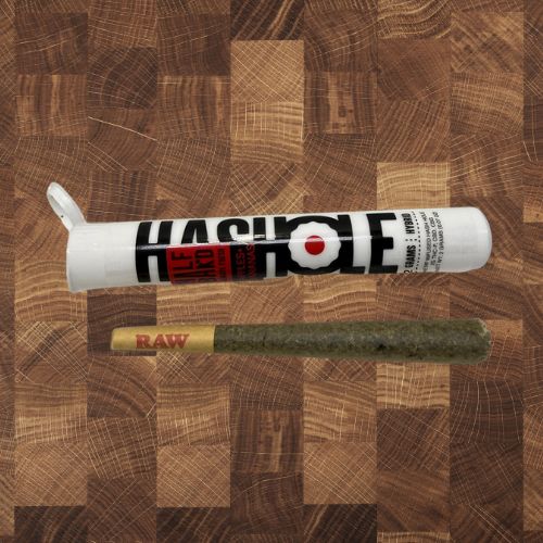Half Bak'd 2g Hash Hole Preroll, Choose a Strain: Apples + Bananas (Hybrid)