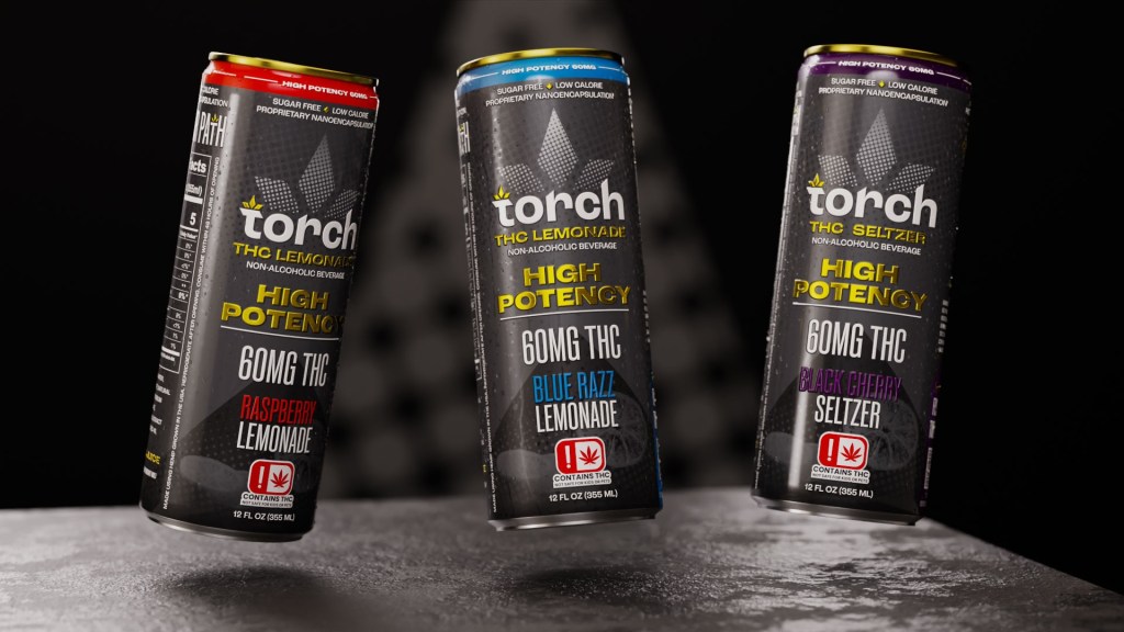 Torch High Potency THC Seltzer | 60mg — BLACK CHERRY