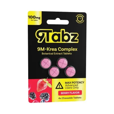 9Tabz 9M-Krea Complex | Max Potency 4ct | 400mg Total