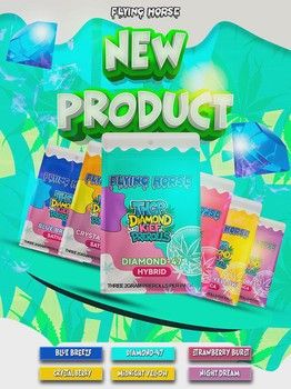 Flying Horse 6g 3ct THCP Diamond Kief Prerolls