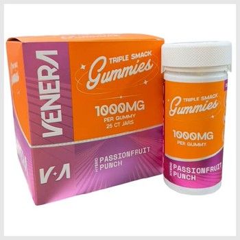 Venera 25000mg 25ct Triple Smack Gummies