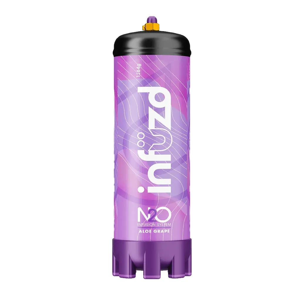 Infuzed N2O Infusion System Tank | 1364 Gram, Choose A Flavor: Aloe Grape
