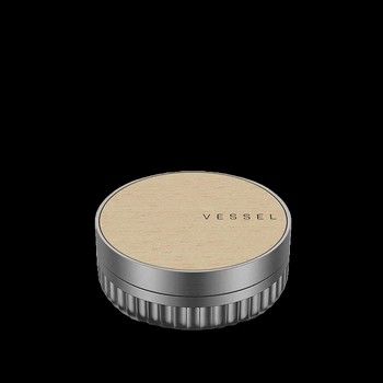 Vessel Mill 3-Piece Aluminum and Beechwood Herb Grinder