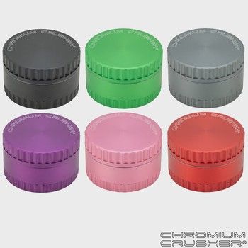 Crushers 4-Part 70mm Herb Grinder - Assorted Colors