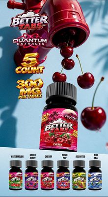 Better Tabs Quantum Extracts Tablets | 5 x 300mg Tablets | 1500mg Total