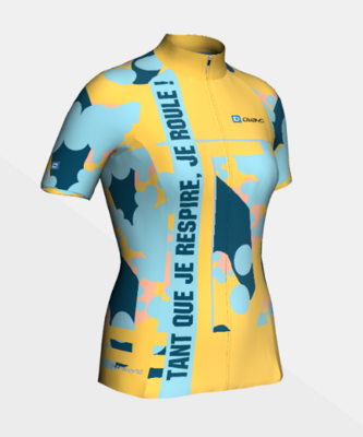 “RESPIRE YELLOW” CYCLING JERSEY