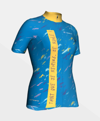“RESPIRE BLUE” CYCLING JERSEY