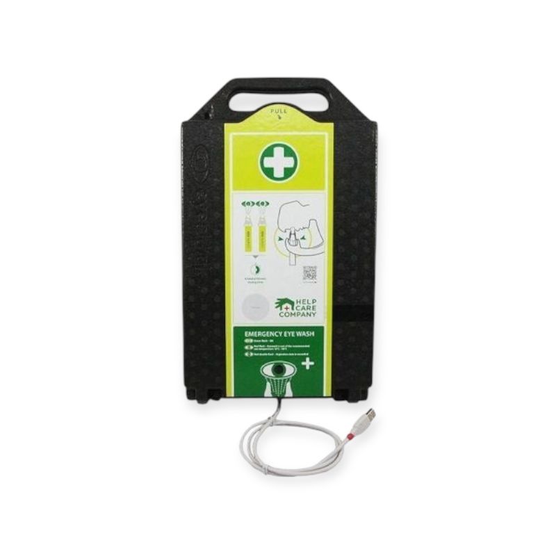 EyeAid oogspoelflessen opbergbox met verwarmingselement