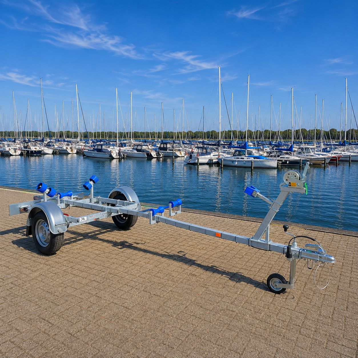 Boottrailer ongeremd 4,3 meter