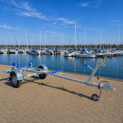 Boottrailer ongeremd 4,3 meter (525 kg boot max) Boottrailer ongeremd 4,3 meter
