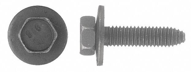 10mm Head Long Small Washer Bolt - Pack of 50