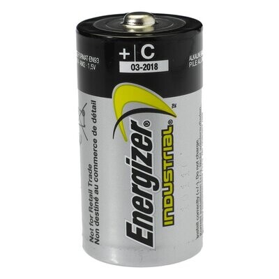 Energizer Industrial C Batteries - Box of 5