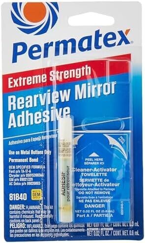 Permatex Rearview Mirror Adhesive