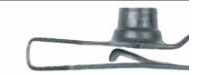 BLACK LONG EXTRUDED "U" NUTS 3/8 PACK OF 25