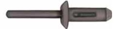 BLACK NYLON BLIND RIVETS - PACK OF 25