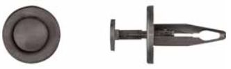 BLACK NYLON PUSH TYPE - PACK OF 25
