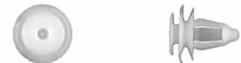 WHITE NYLON DOOR PANEL - PACK OF 25