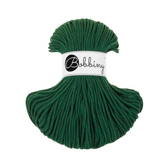 Bobbiny Junior 3mm geflochten, Pine Green Bobbiny Junior 3mm geflochten, Pine Green