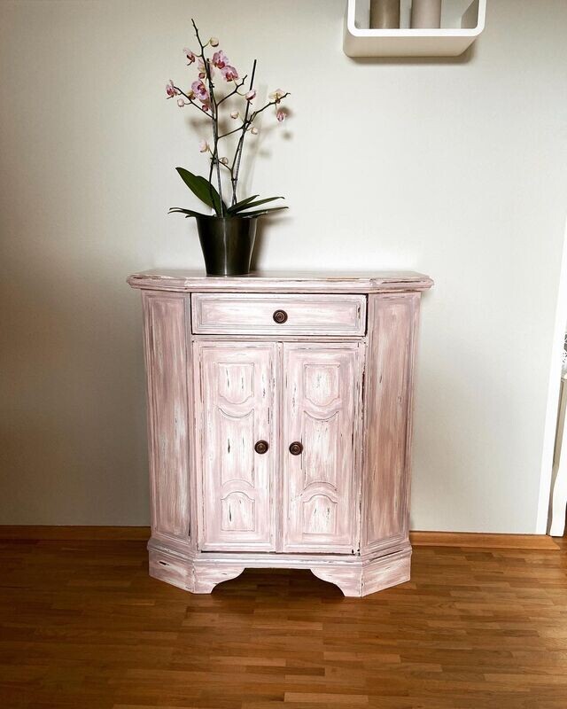 Shabby Chic Kommode rosa