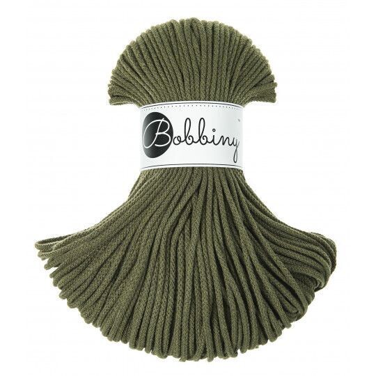 Bobbiny Junior 3mm geflochten, Avocado Bobbiny Junior 3mm geflochten, Avocado