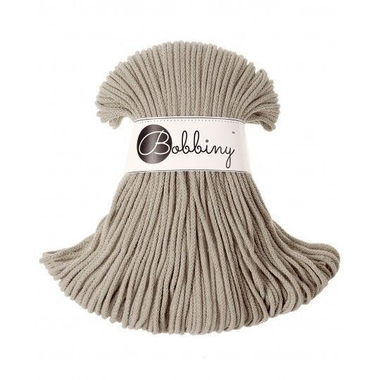 Bobbiny Junior 3mm geflochten, Beige Bobbiny Junior 3mm geflochten, Beige